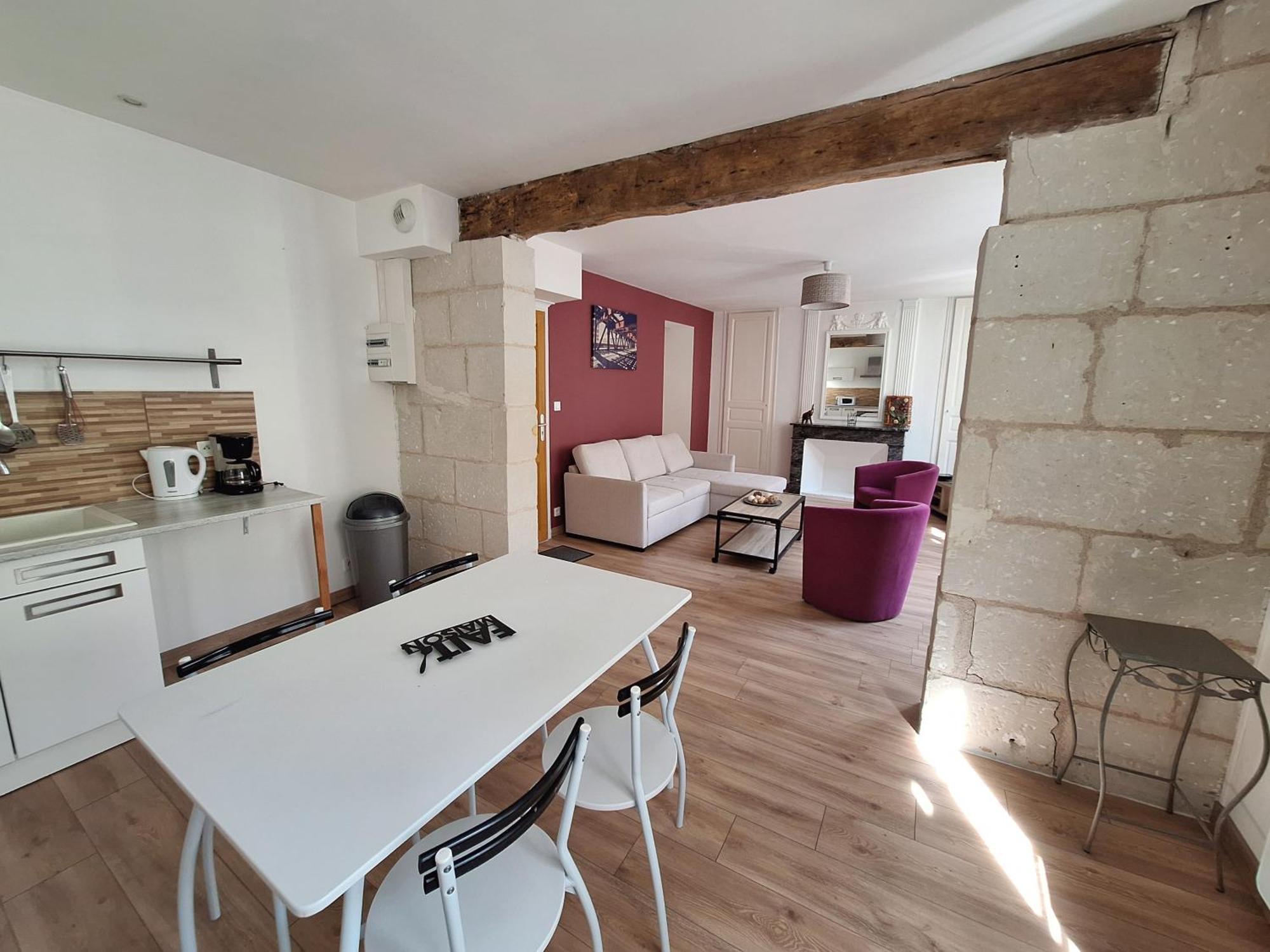 Bel Appartement 50M2 En Plein Centre De Сомюр Екстериор снимка